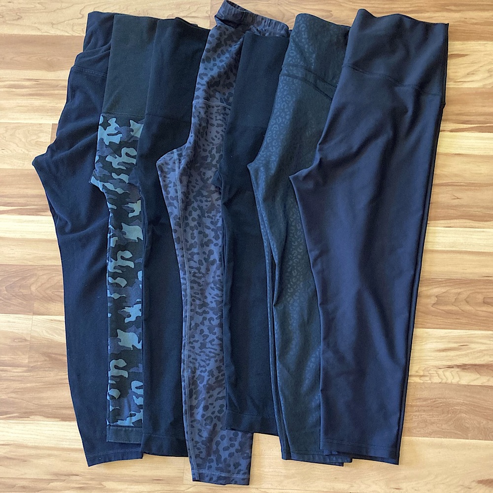 Maternity legging jackpot!!  Old Navy, Gap and Preggo Legging.  7 pair bundle